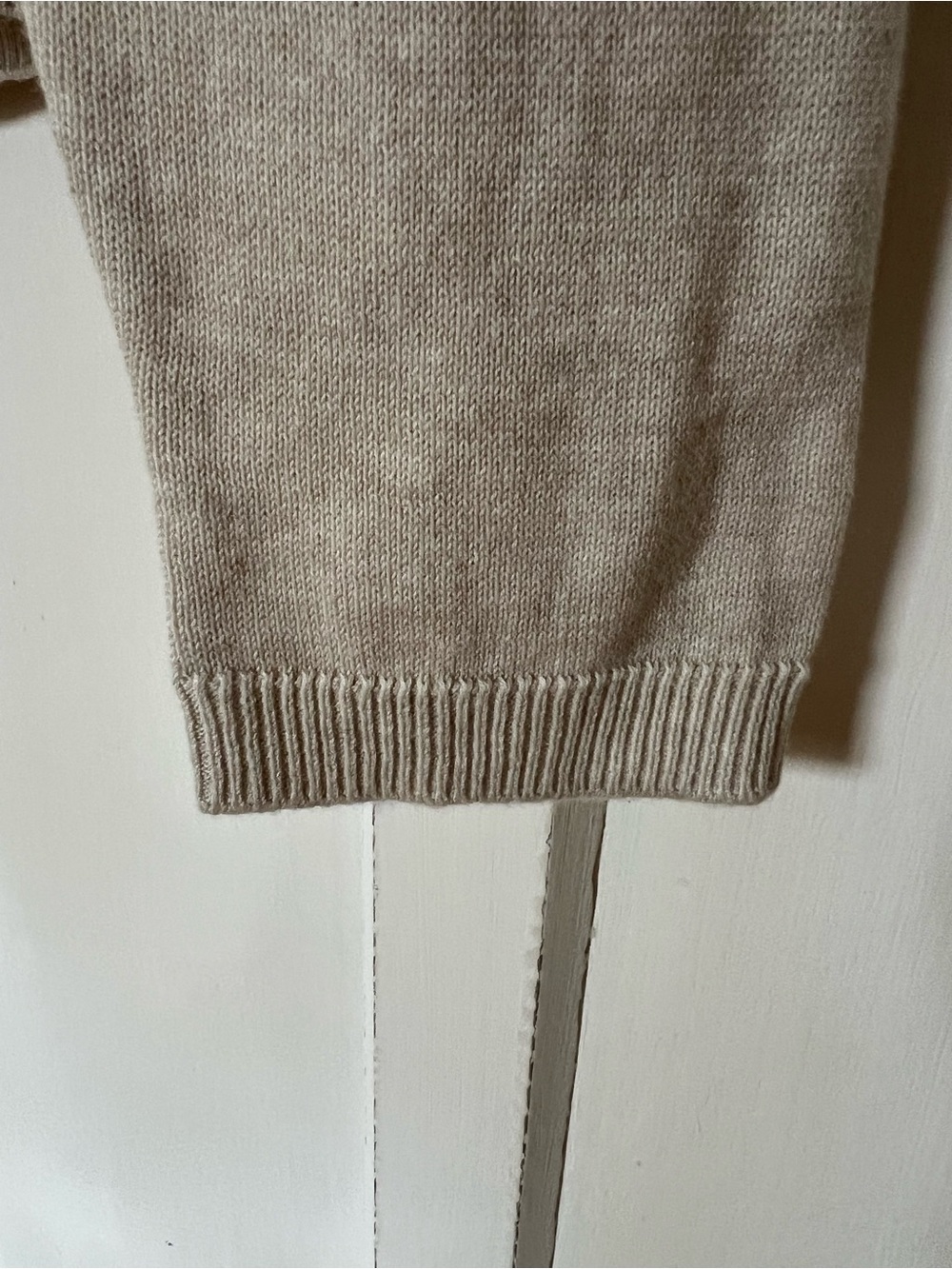 NWOT Pact Women's Classic Fine Knit Crew Sweater Sandshell Heather Women’s SZ S - Picture 7 of 10